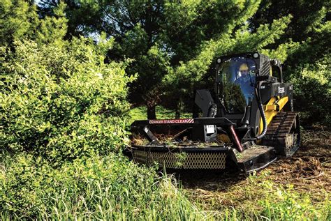 john deere skid steer brush hog|high flow brush cutter for skid steer.